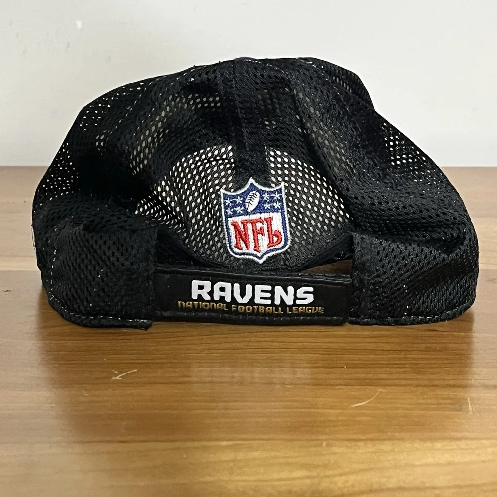 Authentic NFL On Field Reebok Adjustable‎ One Size Baltimore Ravens Cap Hat